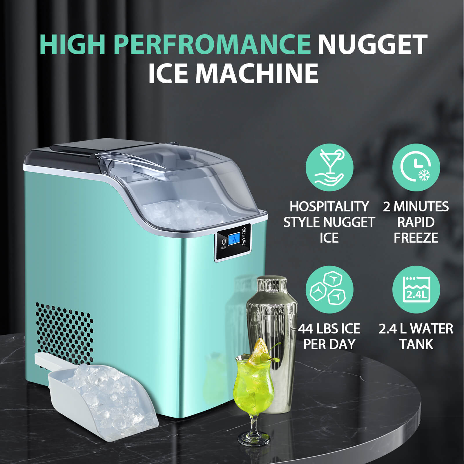 ecozy Nugget Ice Maker Countertop - Thailand