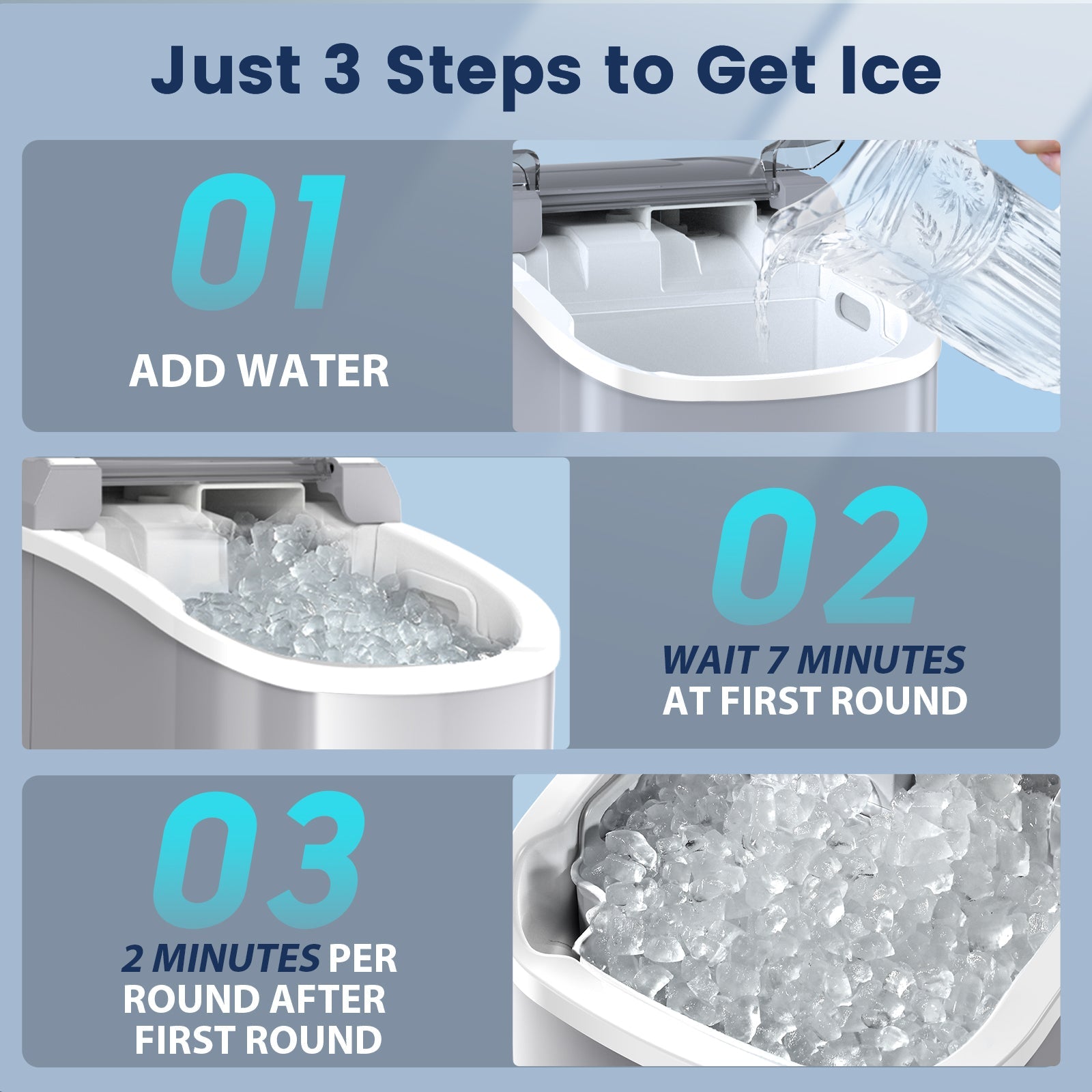 Make Zaxby's-Level Ice at Home with this Countertop Nugget Ice Maker